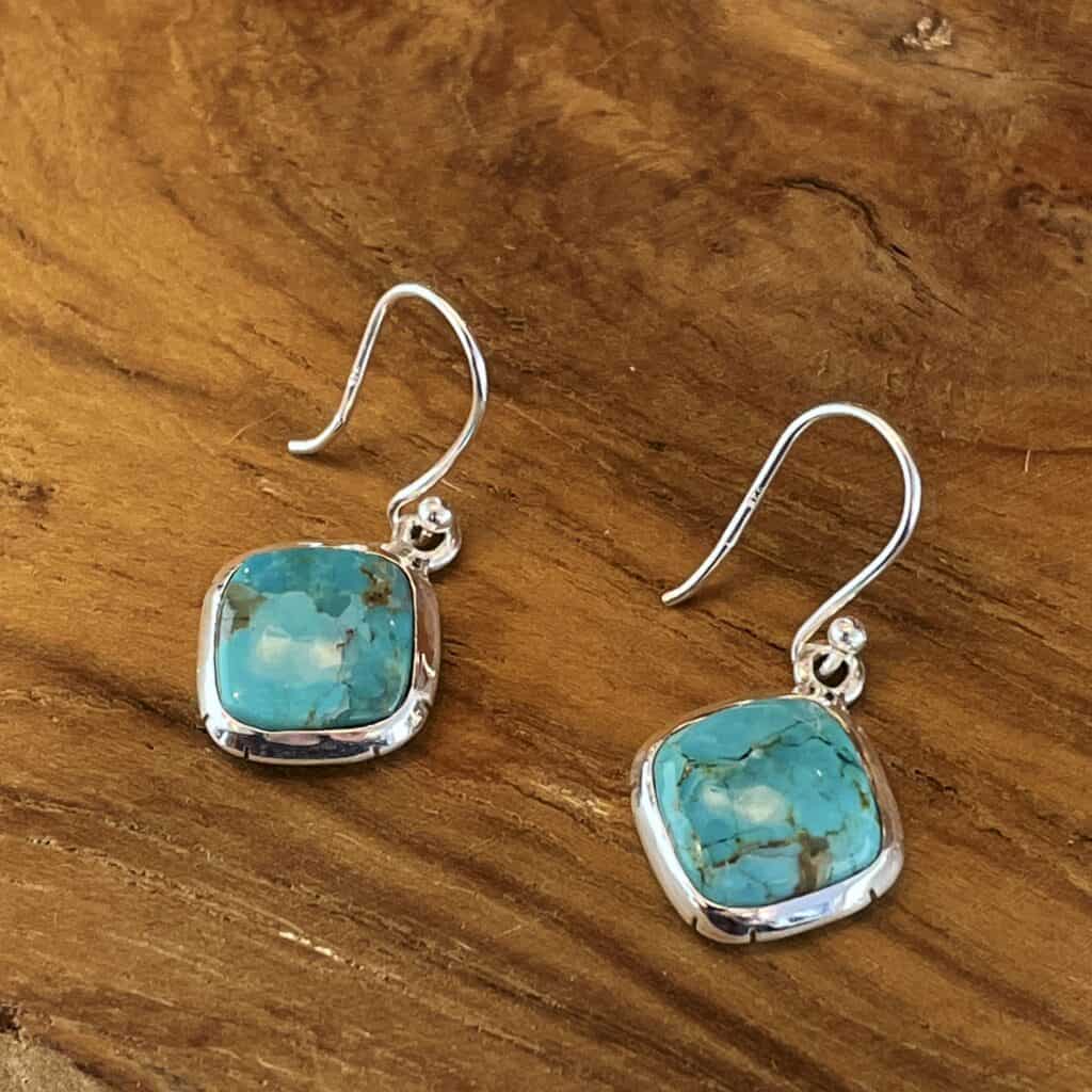 Earrings arizona mohave turquoise-2