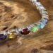 Tennis bracelet with rainbow gemstones-3