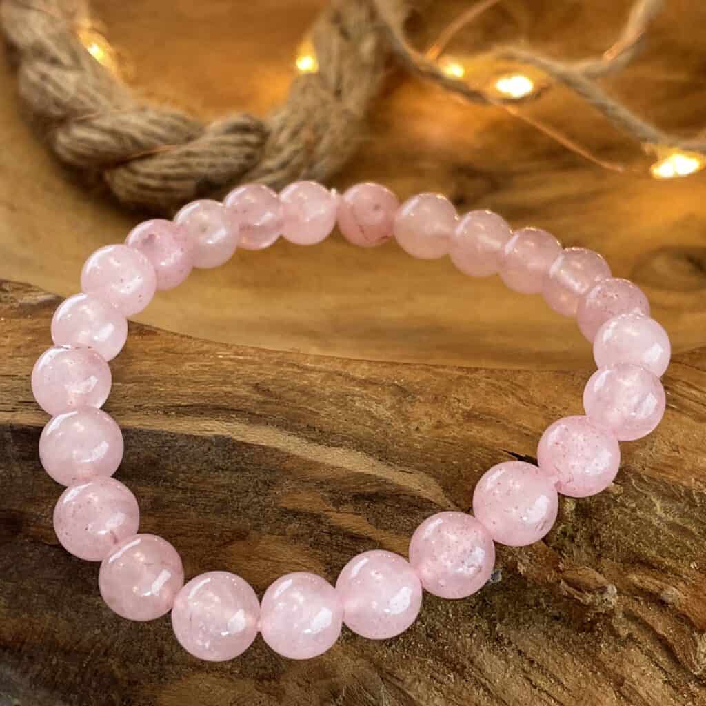 Gemstone bracelet Rose quartz