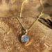 pendant with uncut diamond yellow gold
