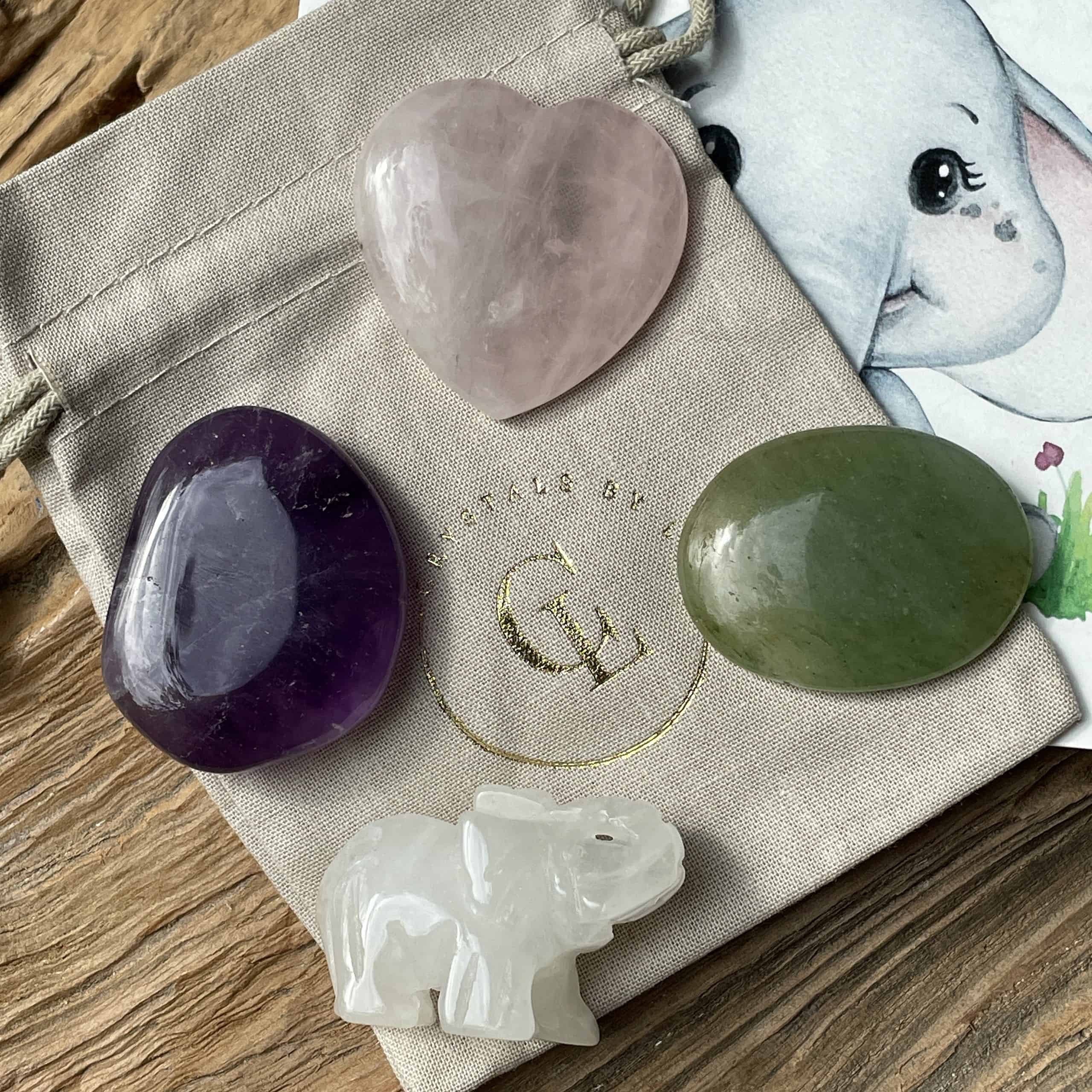 4 De belles pierres précieuses pour les bébés - Crystals by Lina