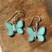 butterfly earrings turquoise-3