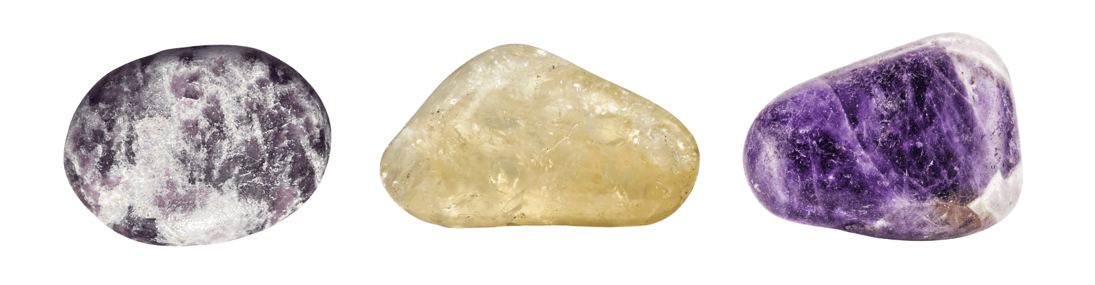 pierres contre le stress des examens : fluorite - citrine - améthyste
