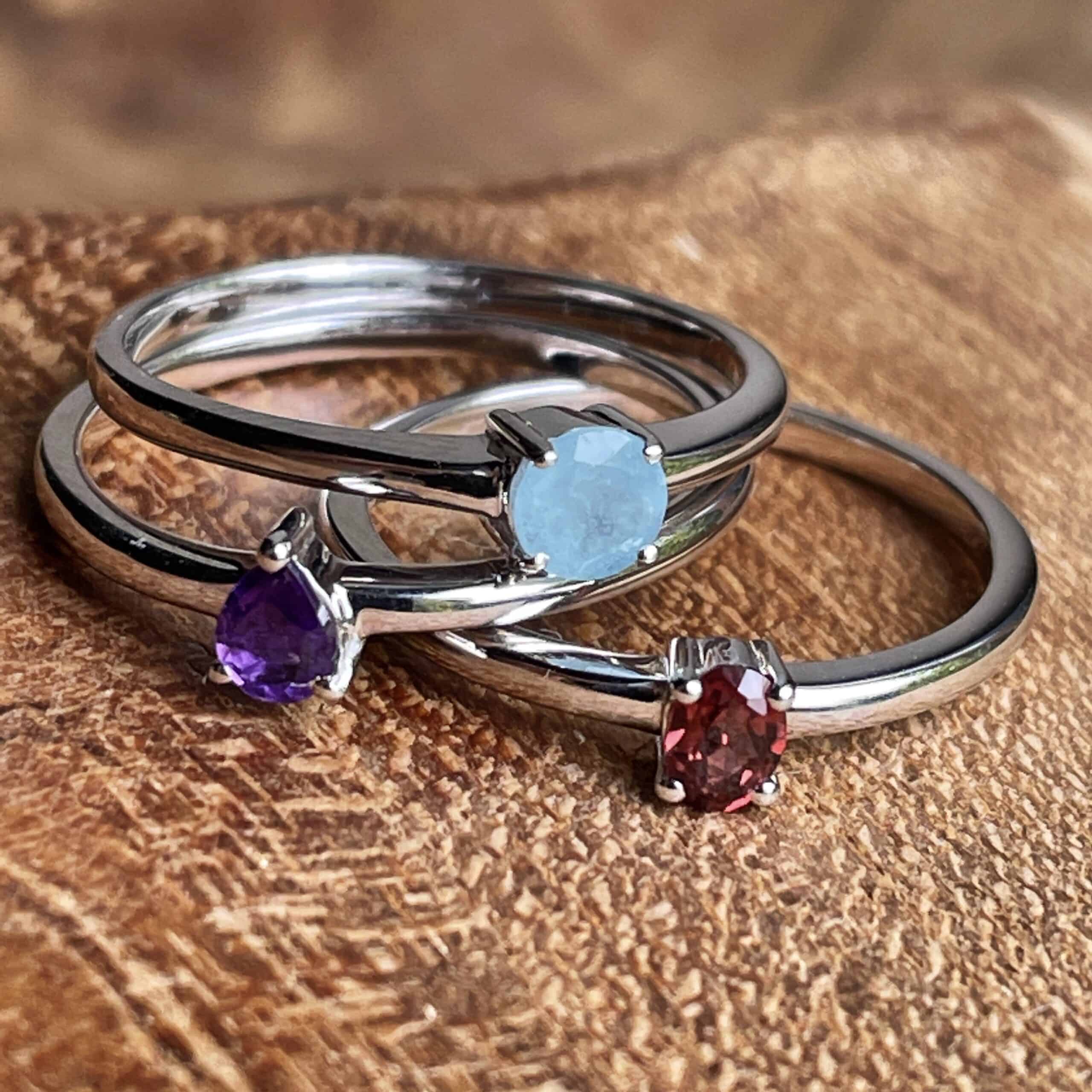 Birthstone ring lapis lazuli - Crystals by Lina