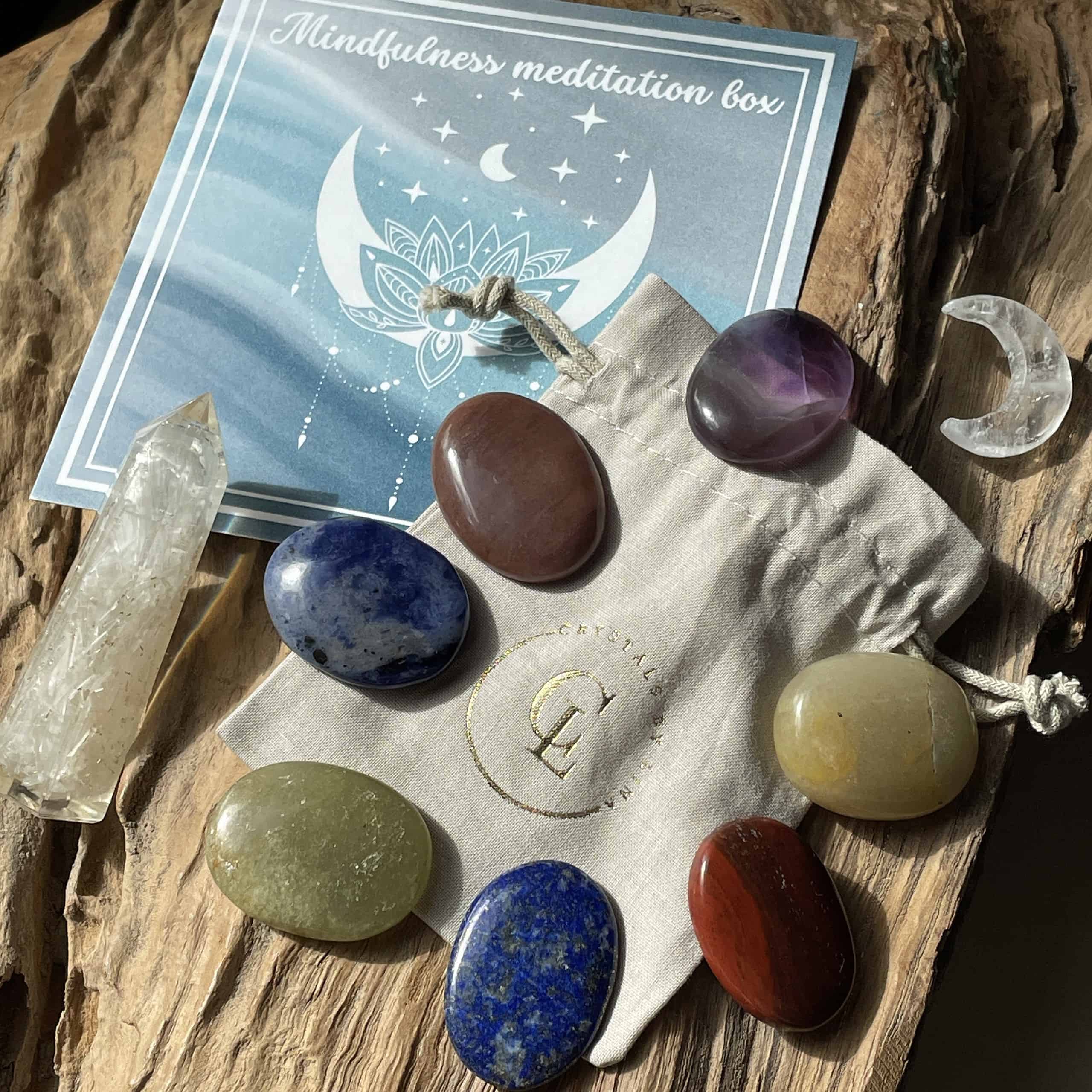 Healing Crystals Set for Beginners Natural Chakra Stones Set with Gift Box  Pendant and Bracelet Crystals and Gemstones Healing Set for Relaxation and