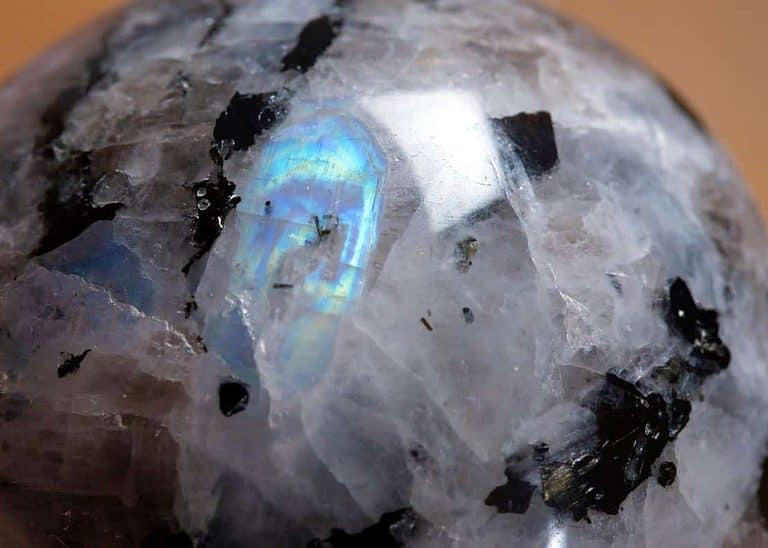Rainbow Moonstone meaning and healing properties