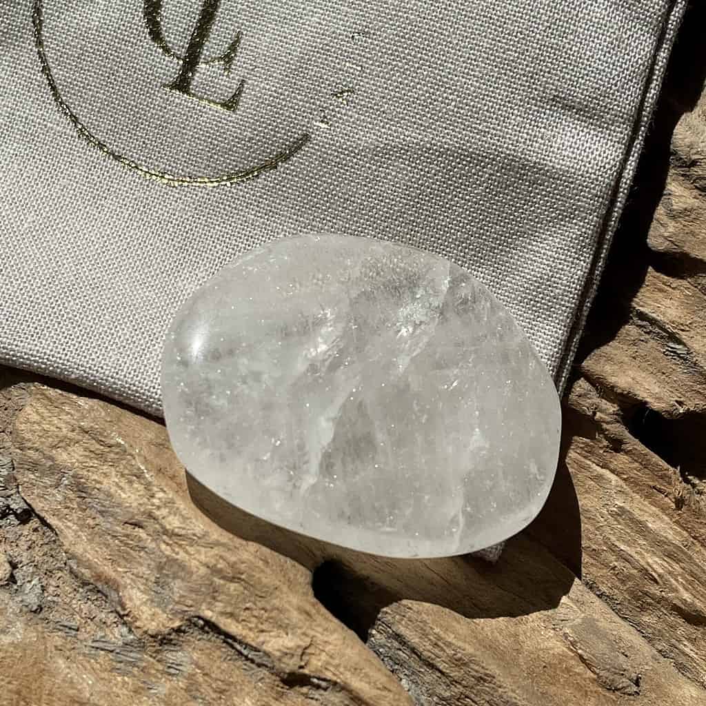 Heilstein - Bergkristall - klarer Quarz